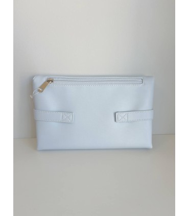 Cambiador poli piel Claudia celeste