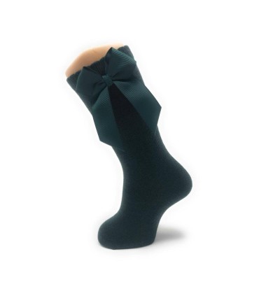 Calcetines altos lazo lisos