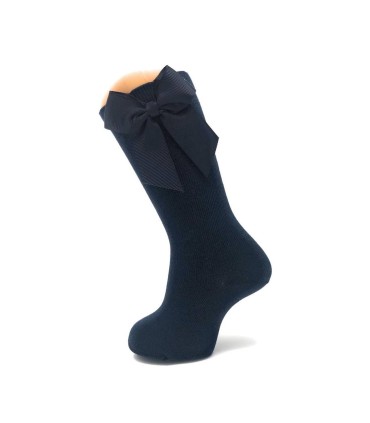 Calcetines altos lazo lisos