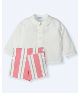 Conjunto petunia camisa y pantalón Cala Saona