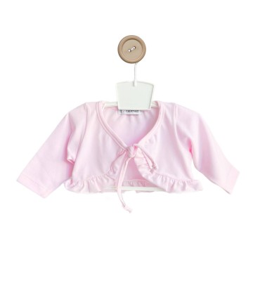 Chaqueta rodas rosa bebé