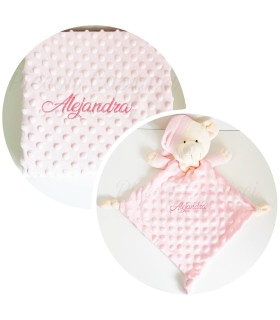 Manta y dou dou bordado