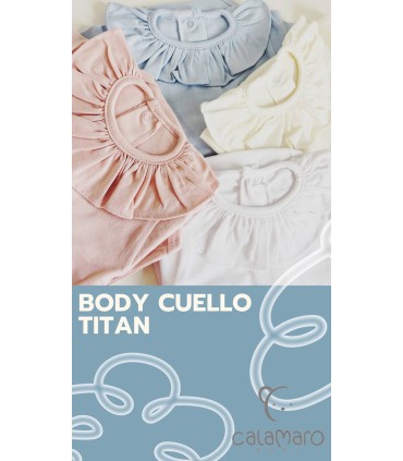 Body Titan manga corta Blanco