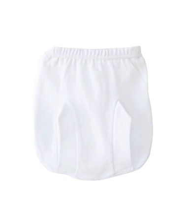 Cubre pañal blanco de algodón