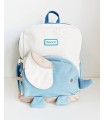 Mochila guardería elefante celeste camel