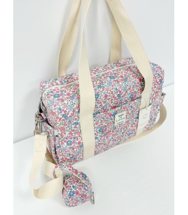 Bolso polipiel liberty rosa baby