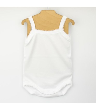 Body tirante fino calado 100% algodon