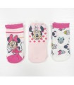 Pack tres calcetines minnie lazo rosa