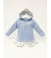 Conjunto capucha Koala azul