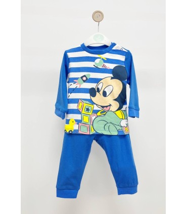 Pijama algodón Mickey azul