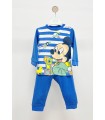 Pijama algodón Mickey azul