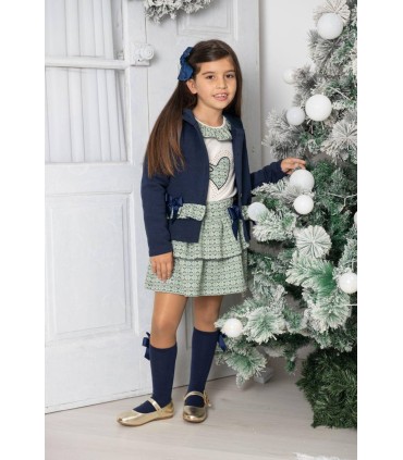 Conjunto de niña mar mediterraneo