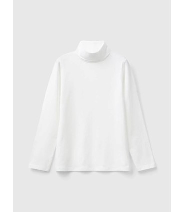 Camiseta cuello vuelto blanco