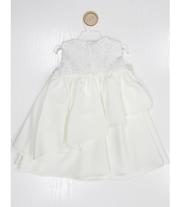 Vestido infantil Skye volante beig