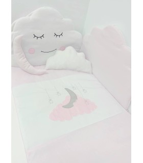 Edredón modelo Mofletes rosa