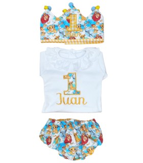 Conjunto cumple 3 piezas MUFASA