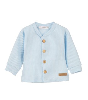 Chaqueta rodas recta celeste