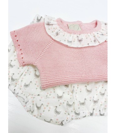 Conjunto Patitos nude
