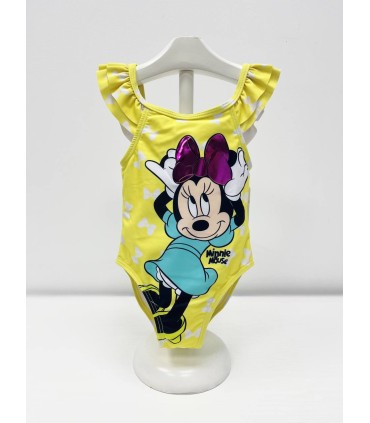 Bañador minnie con lazo amarillo