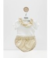 Conjunto body con braguita camel