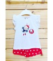 Conjunto conejito flotador blanco