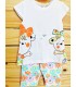 Conjunto de malla gatita blanco