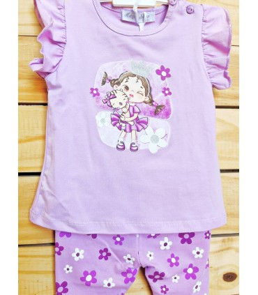 Conjunto de malla malva