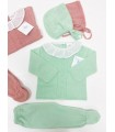 Conjunto hilo Jazmín verde