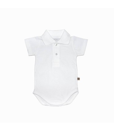 Body polo manga corta