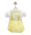 Conjunto peto vichi amarillo
