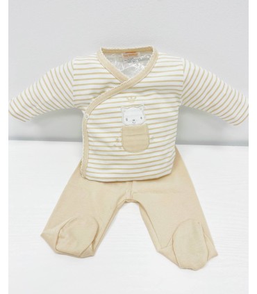 Conjunto bolsillo camel