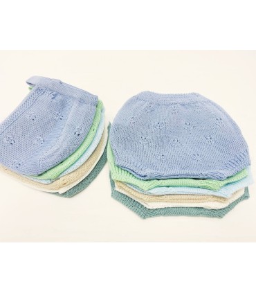 Pack braguita y capota calada verde mazana