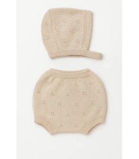 Pack braguita y capota calada camel