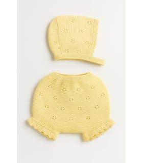 Pack braguita y capota volante amarillo