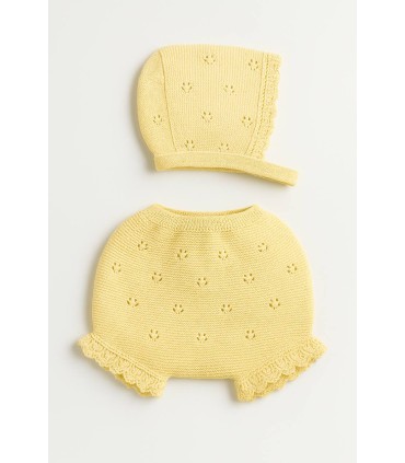 Pack braguita y capota volante amarillo