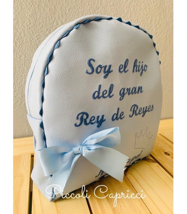 Mochila polipiel  "FRASE"