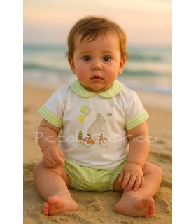 Conjunto camiseta y pantalón corto colección bailarina