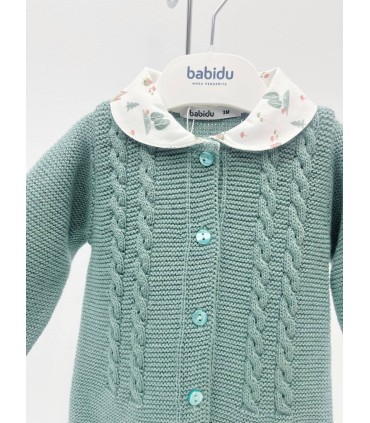 Pelele largo con capota lana fiordo