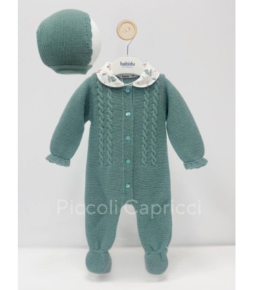 Pelele largo con capota lana fiordo