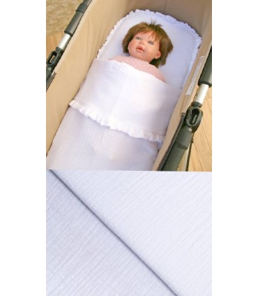 Sábana para capazo tejido muselina