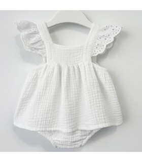 Jesusin muselina Mallorca blanco