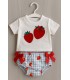 Conjunto baño niña Fresas