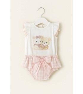 Conjunto niña Ositos rosa