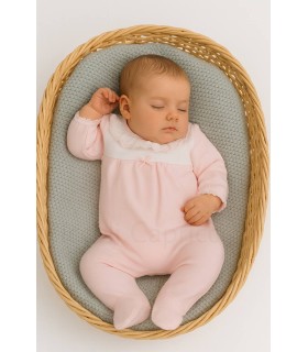 Pelele de algodón Cierzo rosa