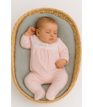 Pelele de algodón Cierzo rosa