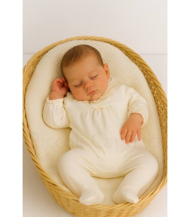 Pelele de algodón Cierzo marfil