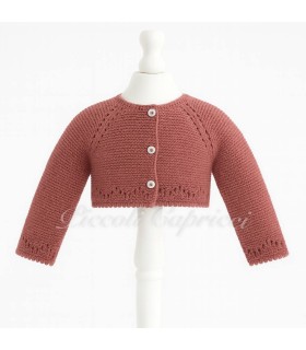 Rebeca corta lana maquillaje