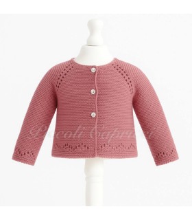 Rebeca larga lana piedra del sol