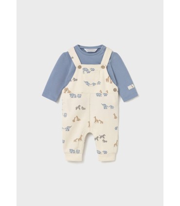 Peto bebe safari con camiseta blue bell