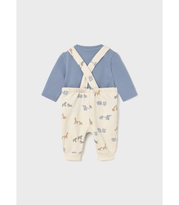 Peto bebe safari con camiseta blue bell